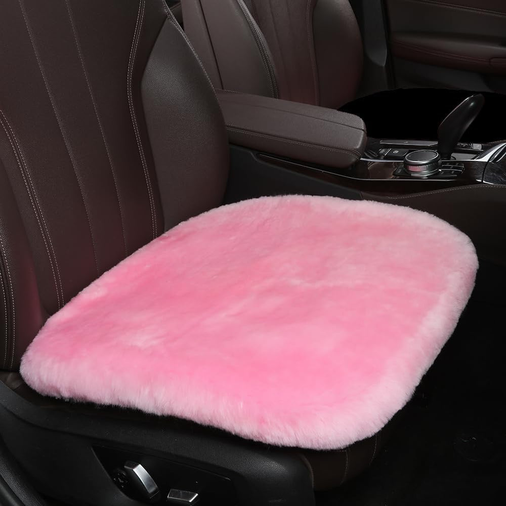 LLB Genuine Sheepskin Car Seat Cushion Seat Covers for Cars Trucks SUV Comfor...