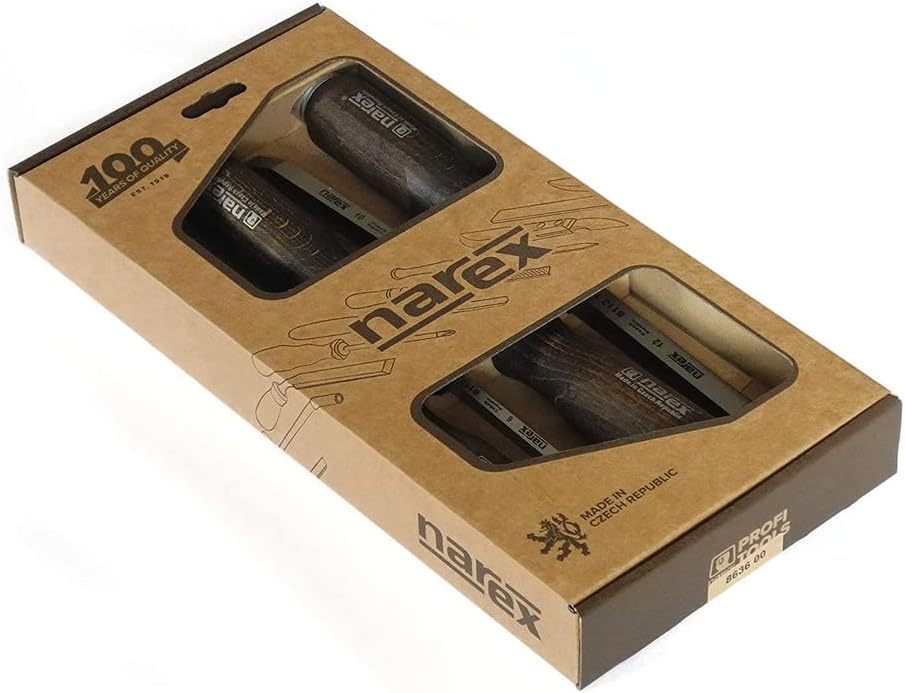 Narex 863600Chisel / Mortise Chisel Set - 4/6 / 10/12 mm - for Mortises