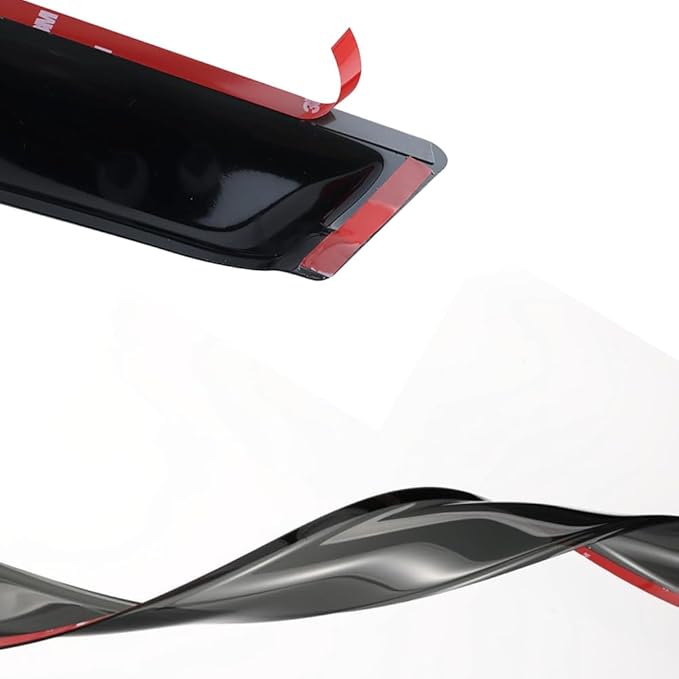 94514 Side Window Visor Wind Vent Deflector, Dark Smoke Window Shade fit