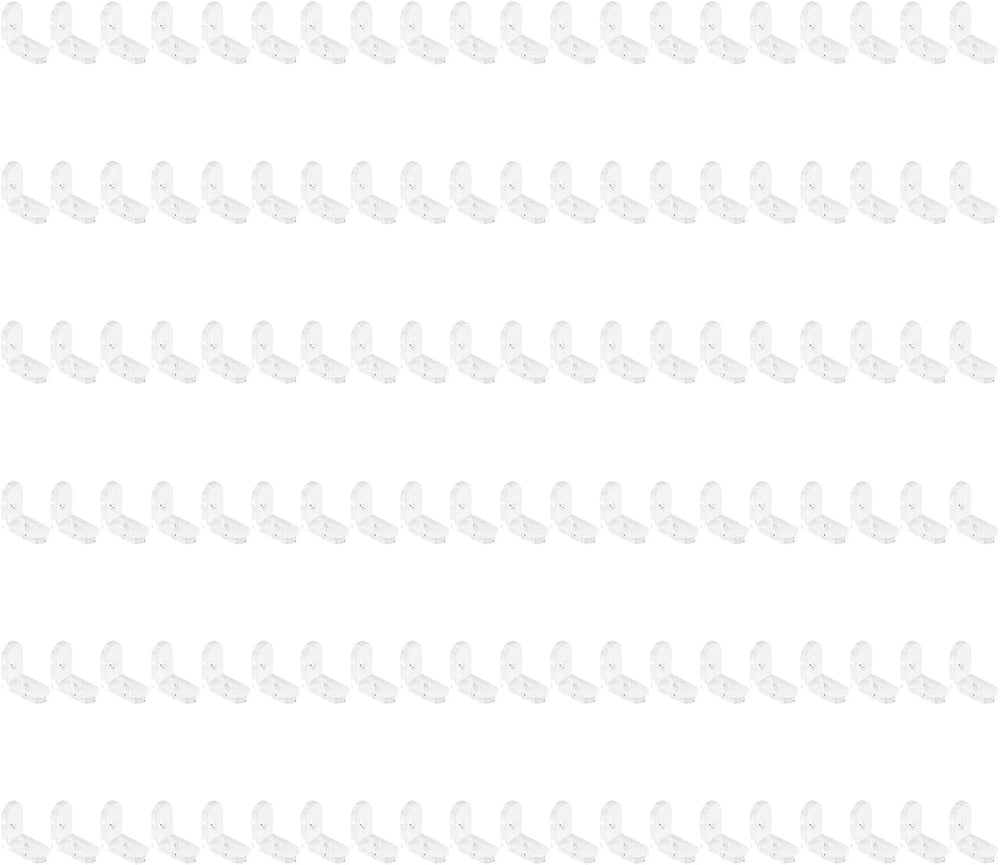 INCREWAY L Brackets, 120Pcs Clear Acrylic Corner Bracket 90 Degree Support Sh...