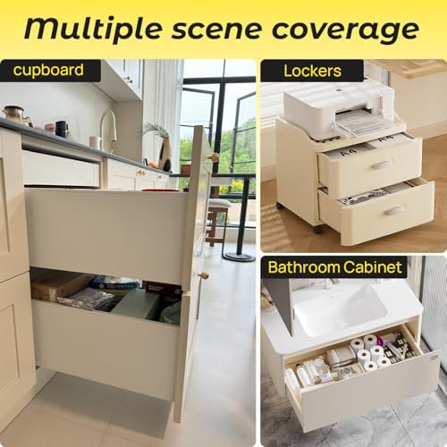 24” Undermount Drawer Slides Soft Close 100 lbs with Bracket 1 Pair