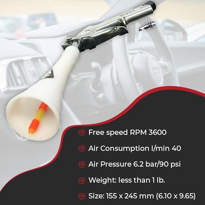 HI-TECH Vortex II Air Cleaning Gun – Pro Auto Detailing Tool