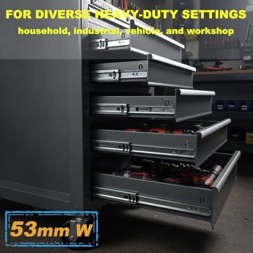 Heavy Duty 32" Drawer Slides, Full Extension Ball Bearing, 300LB