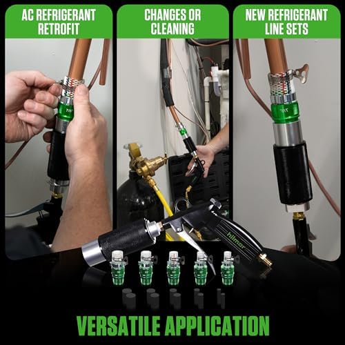 hilmor HLC007 HVAC Lineset Cleaner - Pressurized Foam Puck System to Remove C...