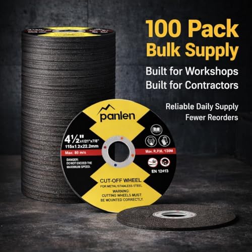 Cut Off Wheels, 4 1/2 Inch, 100 Pack