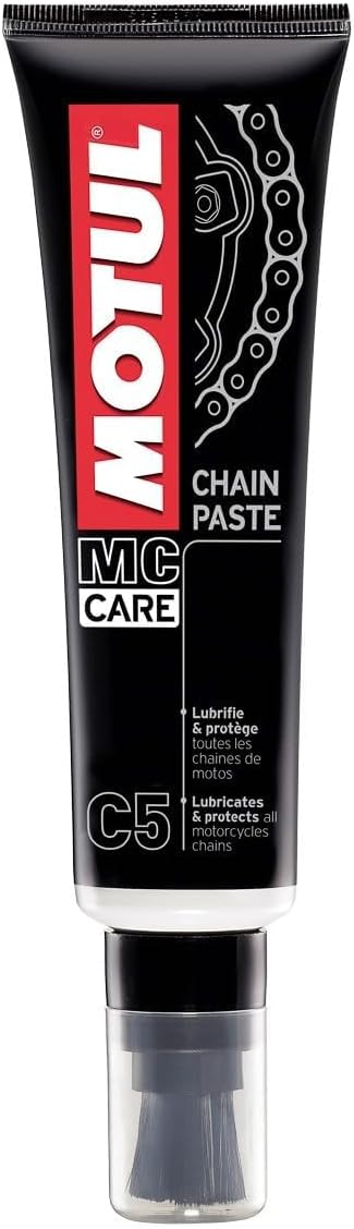 Motul Motorcycle Chain Care Bundle – C5 Chain Paste + C1 Chain Cleaner & ...