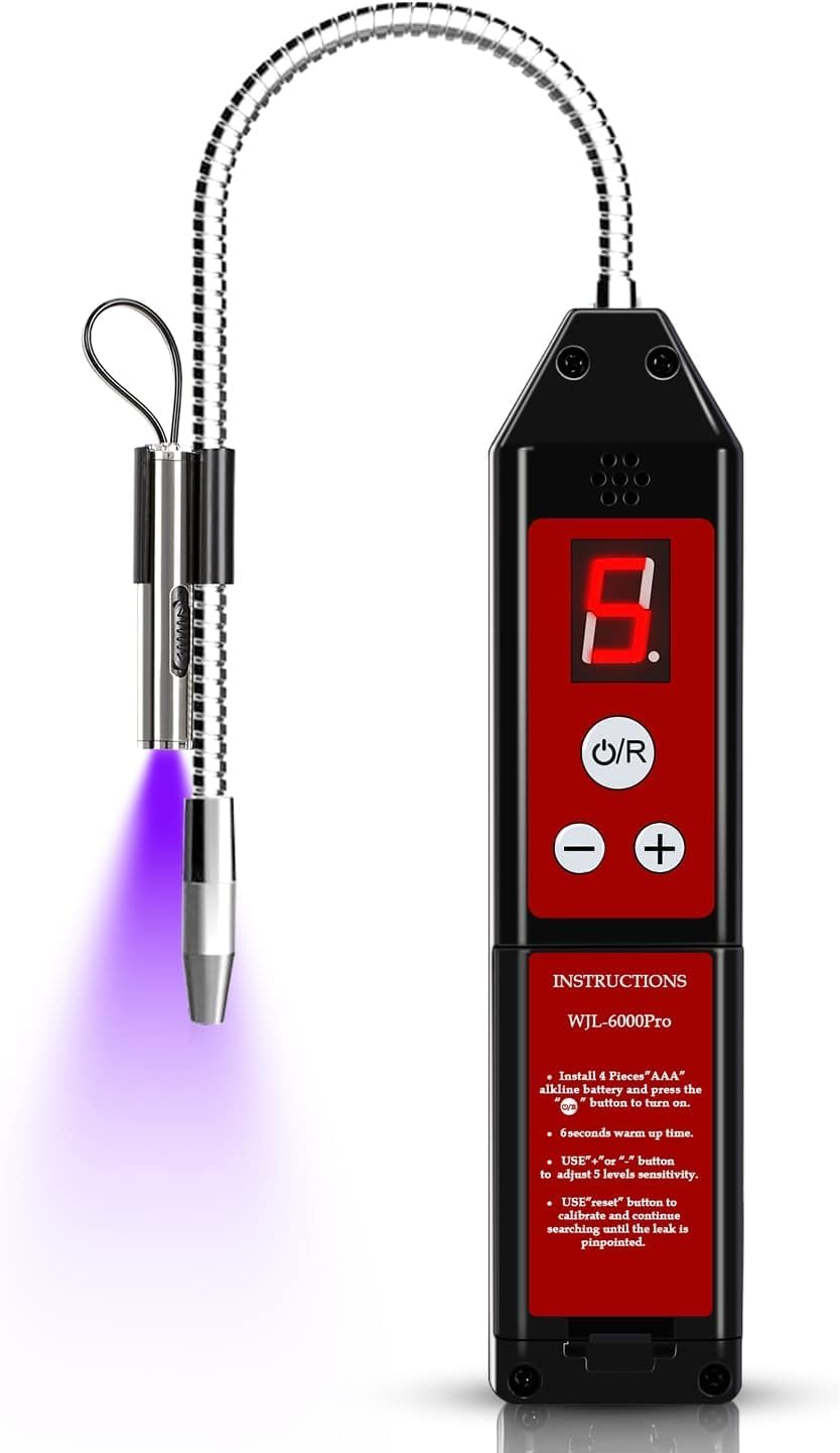 WJL-6000PRO HVAC Refrigerant Leak Detector with 0.14 oz/yr Sensitivity