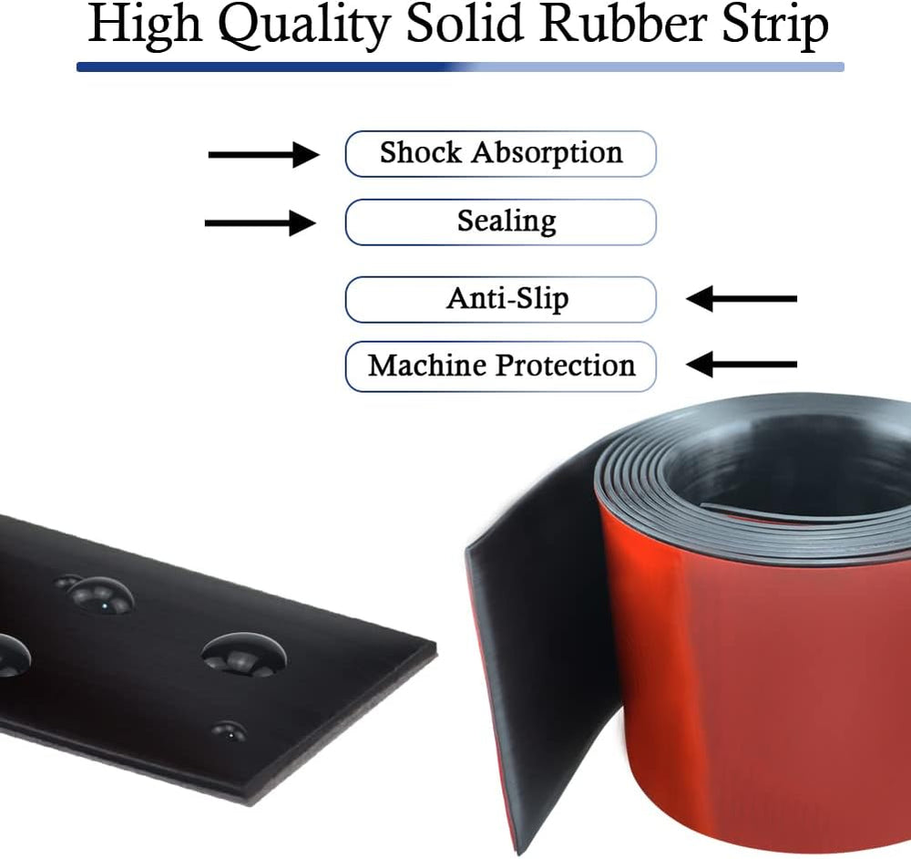 LSGCQ Neoprene Rubber Strips with Adhesive Backing Rubber Sheets