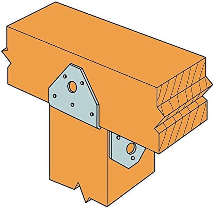 Simpson Strong-Tie BC46 BC Galvanized Post Cap for 4x6 (Pack of 10)