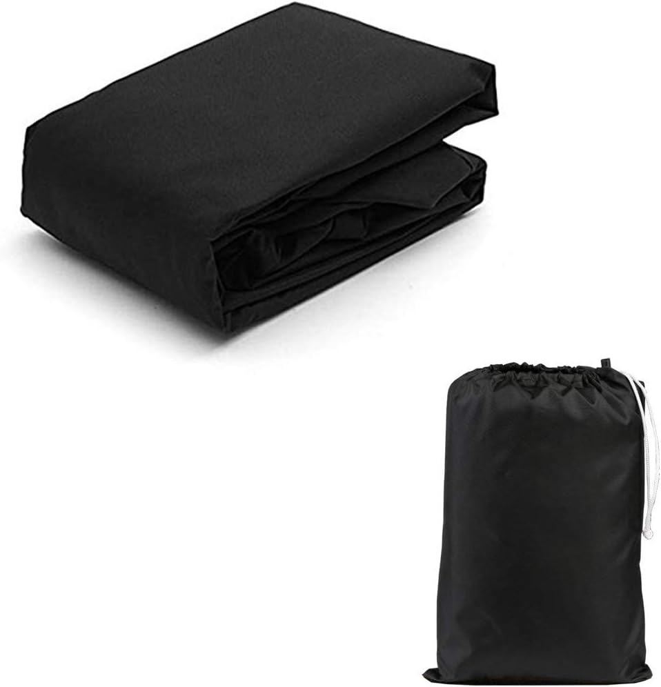 Boat Motor Covers 100-225 HP, Full Outboard Motor Cover, Black
