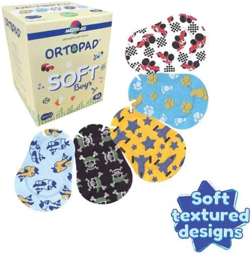 Ortopad® Adhesive Eye Patches, Airplanes Pack, 50/bx, Reg Size 4+ yr