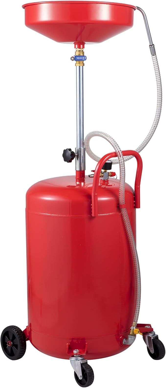 VEVOR 20-Gallon Waste Oil Drain Tank, Air Operated Portable Oil Drainer