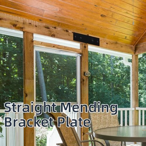 4Pcs Straight Steel Flat Plate, 10" X 3" Heavy Duty Mending Plate, ...