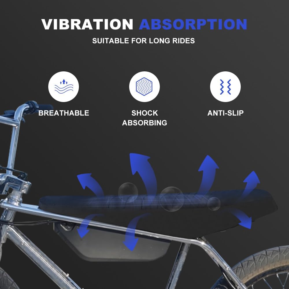 xitomer Seat Cover Compatible with Zooz Ebikes UU750 / UU1100 / UF1200 Anti-S...