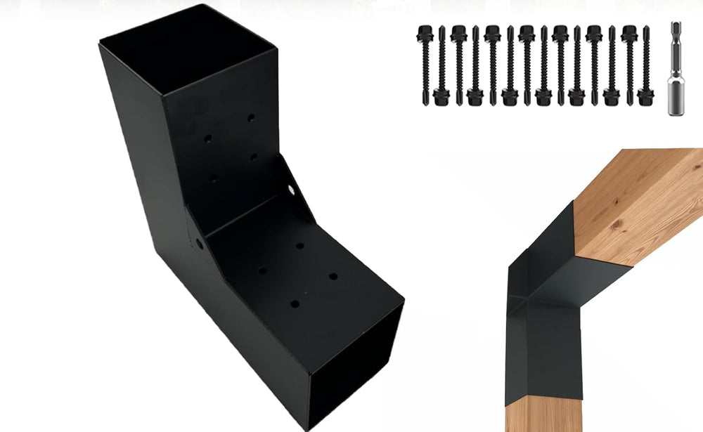 Pergola DIY Bracket Kits,2-Way L Shaped Corner Brackets for 4" x 4"...