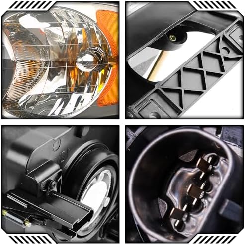 EPIC LIGHTING OE Spec Halogen Headlight Assembly Replacement for DGE 02-05 RA...