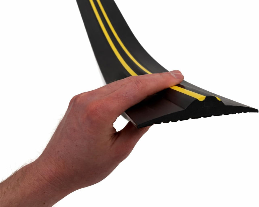 ¾” High Garage Door Threshold Seal Kit 16'3" Length | Flexible PVC |...