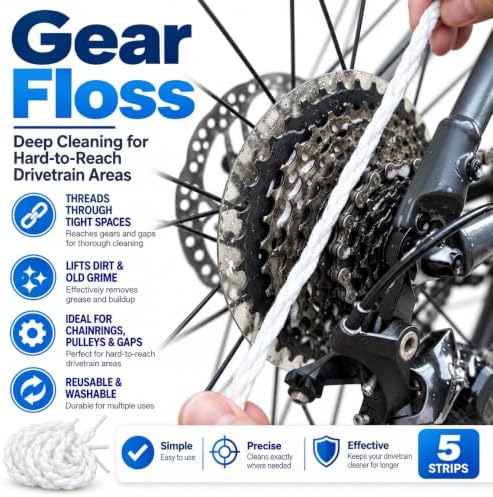 Bike Cleaning Kit, 13-Piece with Degreaser, Lube & Chain Scrubber