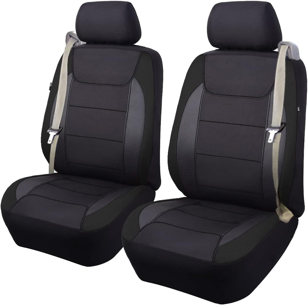 Flying Banner car seat Covers Quality Carbon Fiber Air Mesh Fabric Sport Low ...