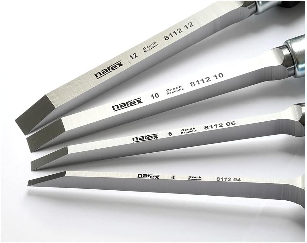 Narex 863600Chisel / Mortise Chisel Set - 4/6 / 10/12 mm - for Mortises