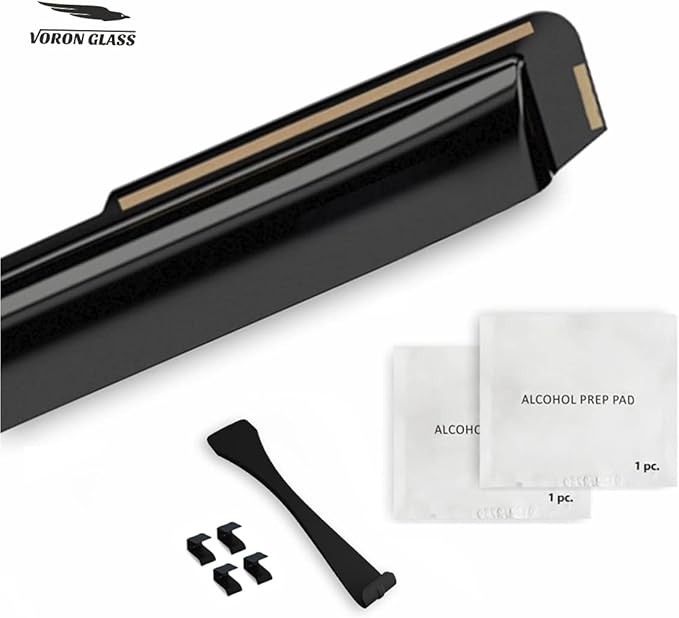 Voron Glass in-Channel Extra Durable Rain Guards (4 Pieces)