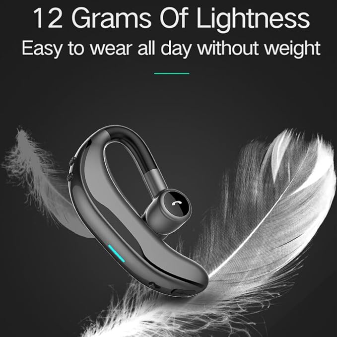 IHAO Bluetooth Earpiece Headphone Dual Noise Cancelling Mic Painless Open-Ear