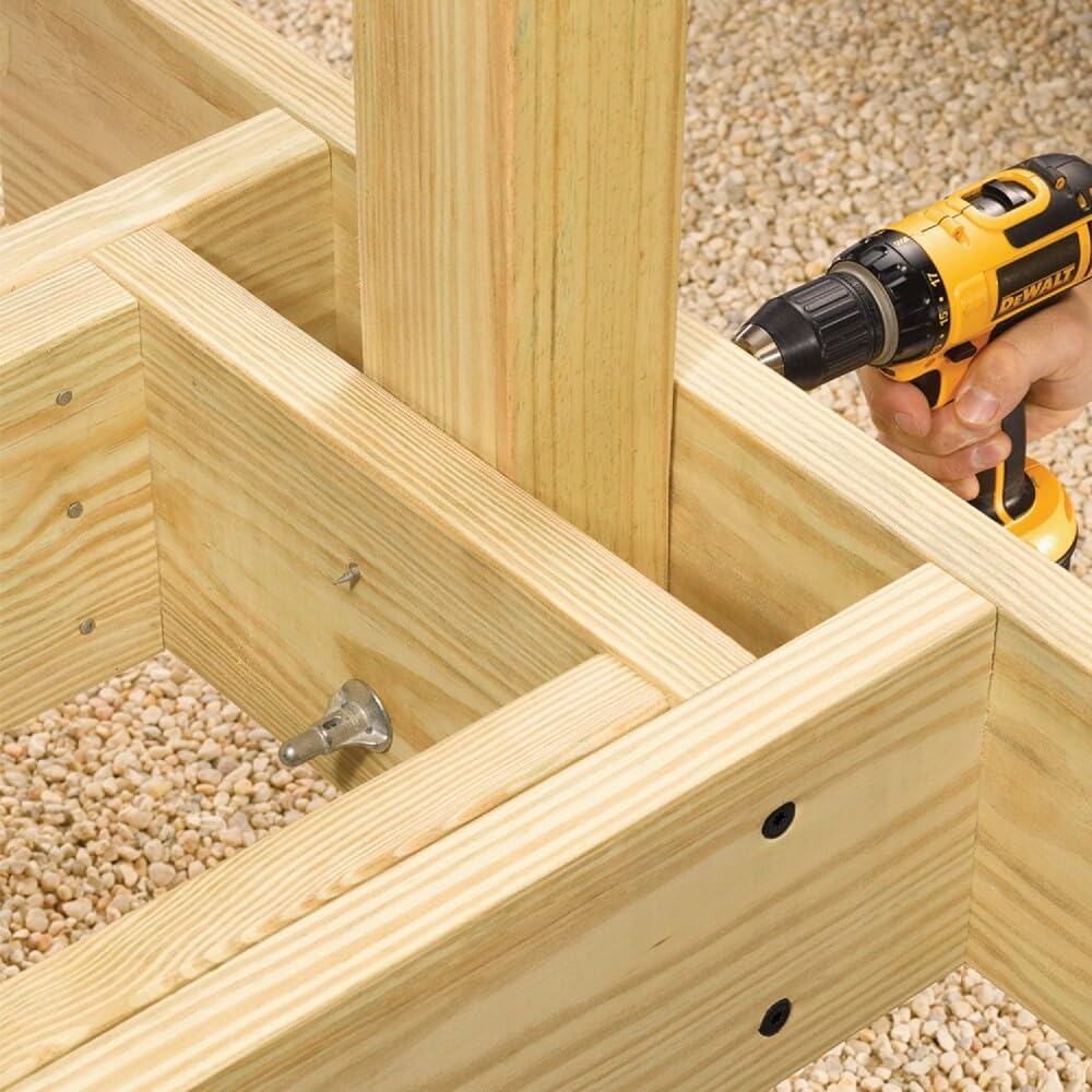 FastenMaster FMTHR008-24 ThruLOK Screw Bolt Fastening System, 8 Inches, 24-Co...
