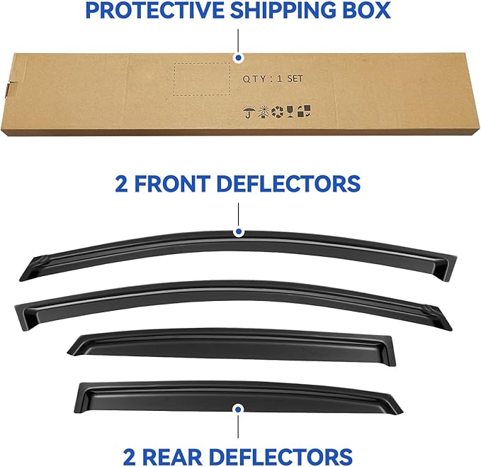 Window Visors Rain Guards Shield