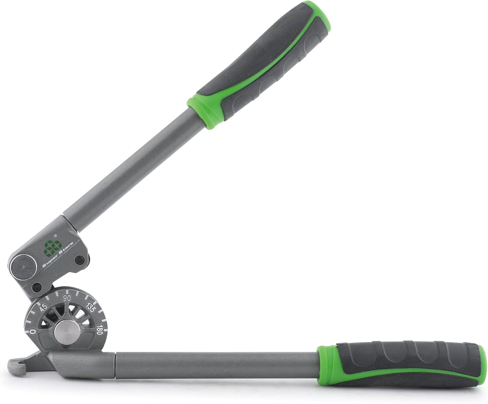 3/8" Tube Bender Tubing Pipe Bender with Roller 0-180°