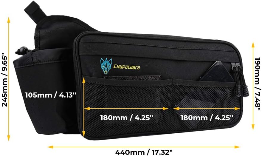 Chupacabra Offroad Can-Am X3 Rear Door Bags - Heavy Duty Water Resistant for ...