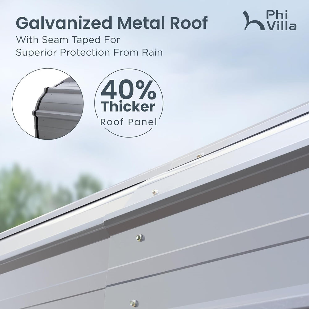PHI VILLA 14X35 RV Carport, Metal Carports Canopy Heavy Duty Car Garage