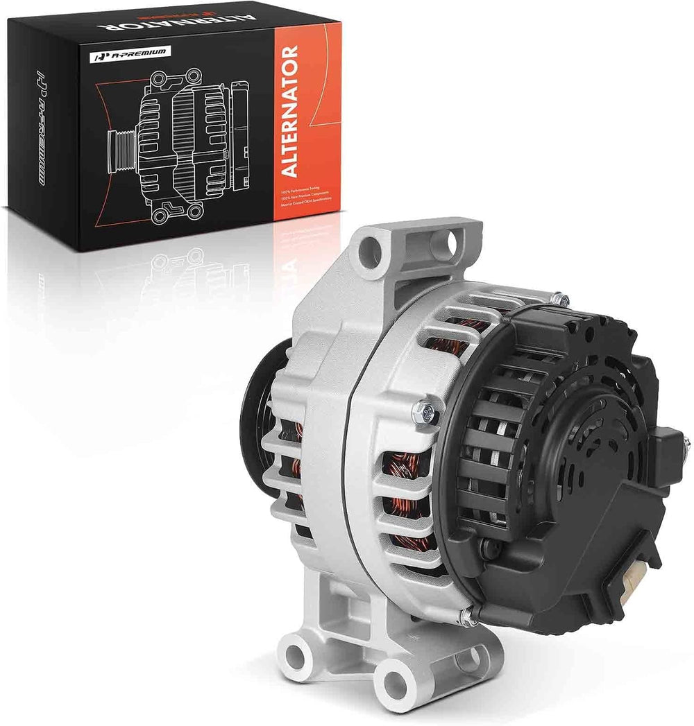 A-Premium Alternator, 12V 100A 6-Groove Pulley Clockwise