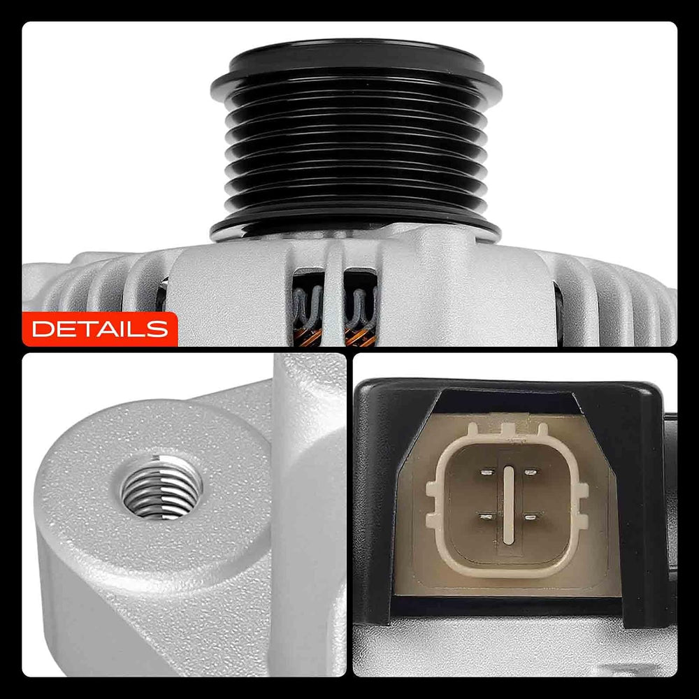 A-Premium Alternator, 12V 100A 7-Groove Pulley Clockwise