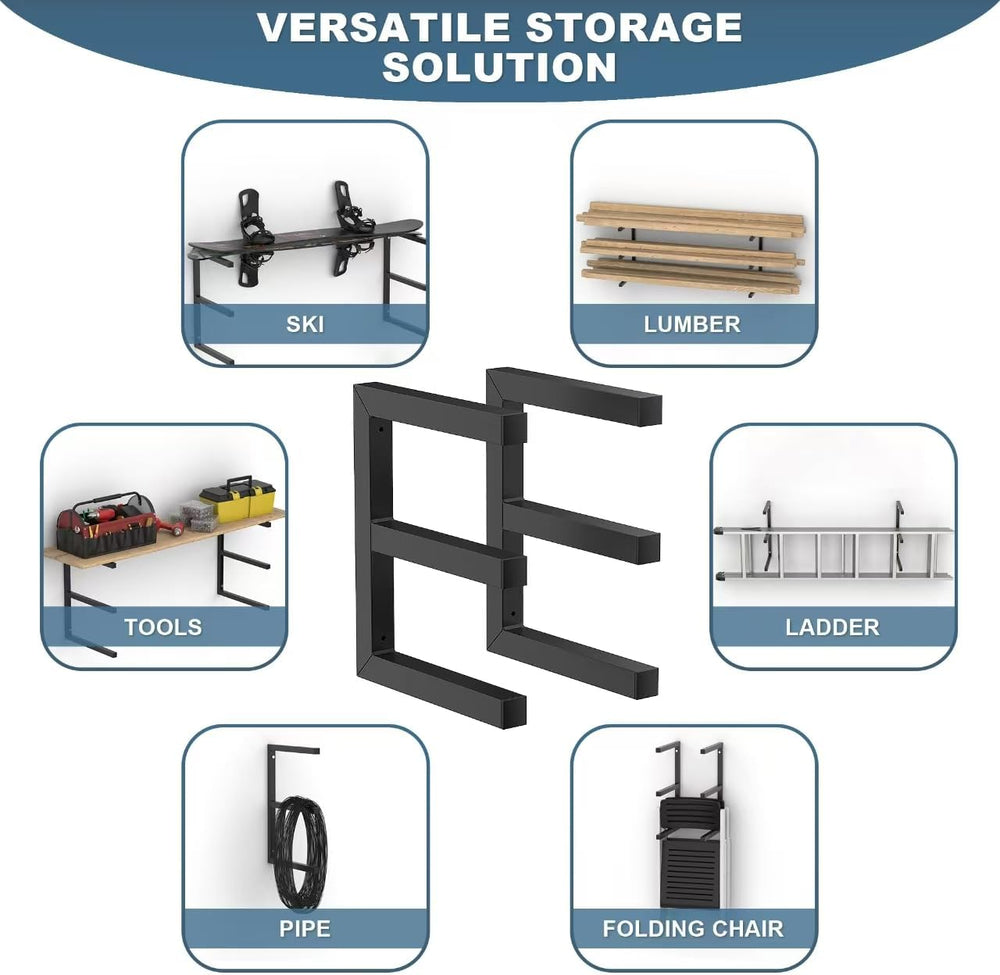 Ultrawall Lumber Storage Rack, Wall Mount Wood Storage Racks