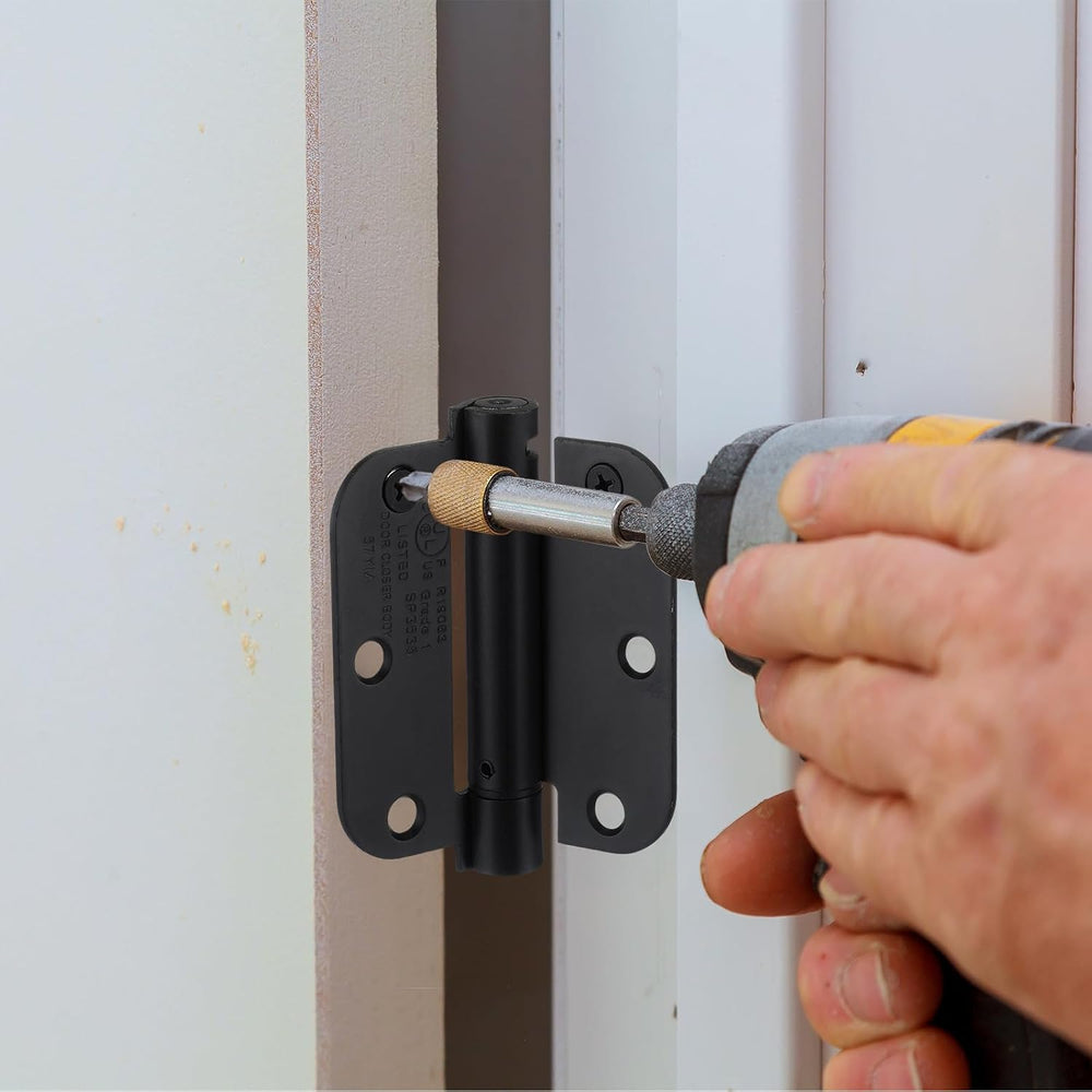 Yaocom 10 Pcs Self Closing Door Hinge 3.5'' Spring Loaded Hinges