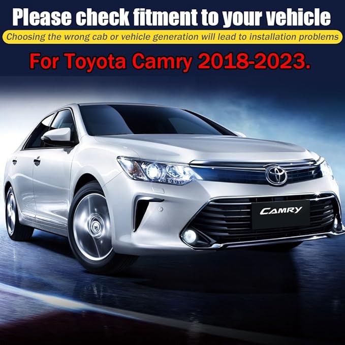 Rain Guards for Camry 2018-2023, Tape-on Side Window Deflectors for Camry (4 ...