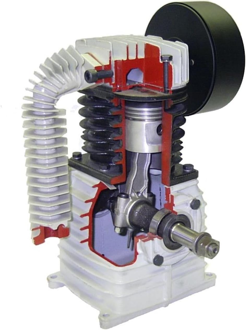 Rolair K17 Single-Stage Compressor Pump With Flywheel