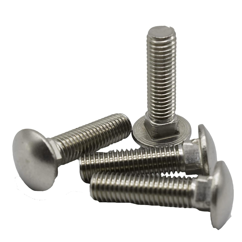 SANTIE 18-8 Stainless Steel Carriage Bolt, 3/8-16 X 2 in.25pc