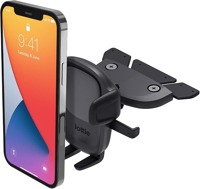Kenu Airframe Pro Universal Car Phone Mount + iOttie Easy One Touch 5 CD Slot