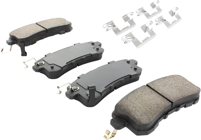 Premium Semi-Metallic Rear Brake Pads Compatible