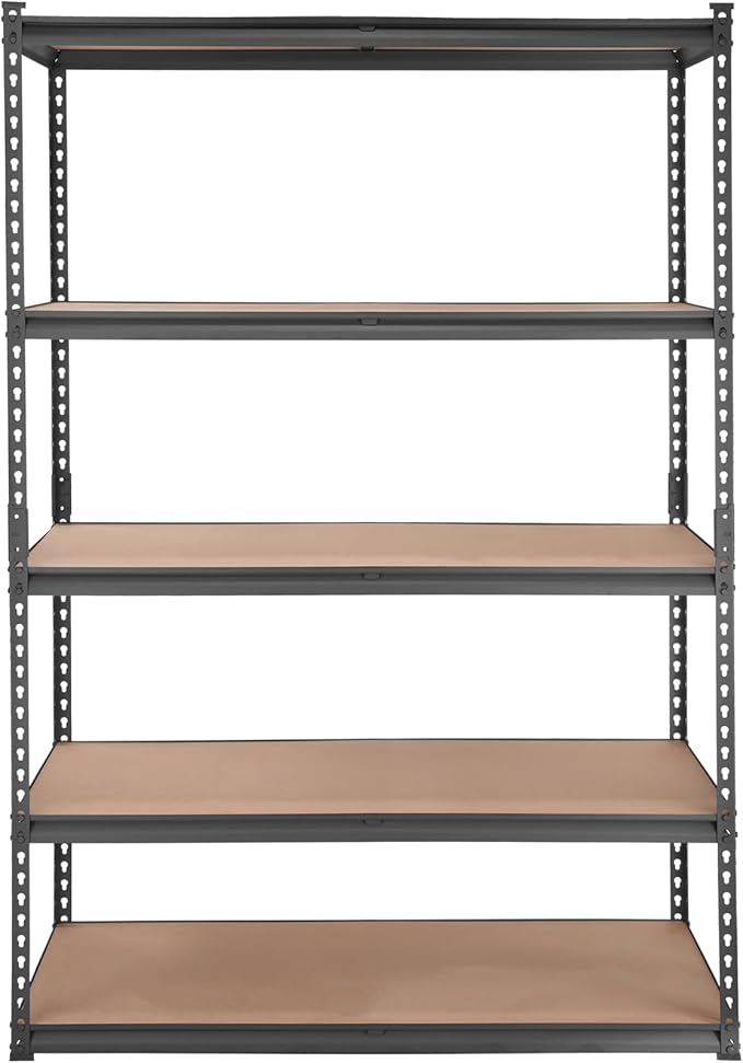 VEVOR Storage Shelving Unit, 5-Tier Adjustable Storage Shelves, Metal Shelves