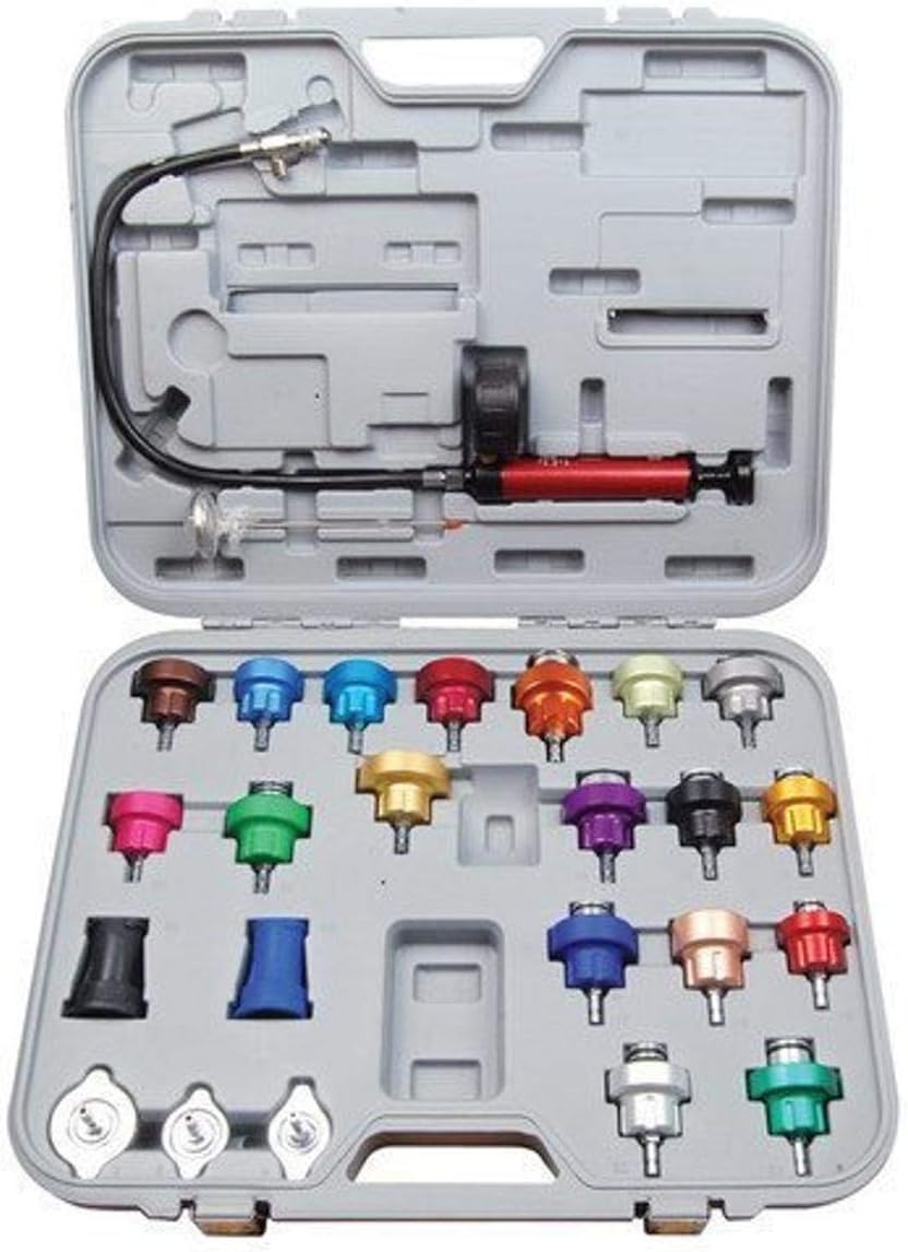 ATD Tools ATD-3302 25 Piece Master Cooling System Pressure Test Kit, 1 Pack