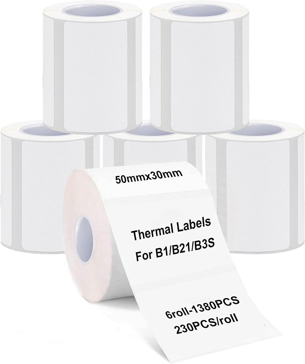 Thermal Labels Maker Tapes for B21/B3S/B1 Printer,1.91" X 1.18" (50...