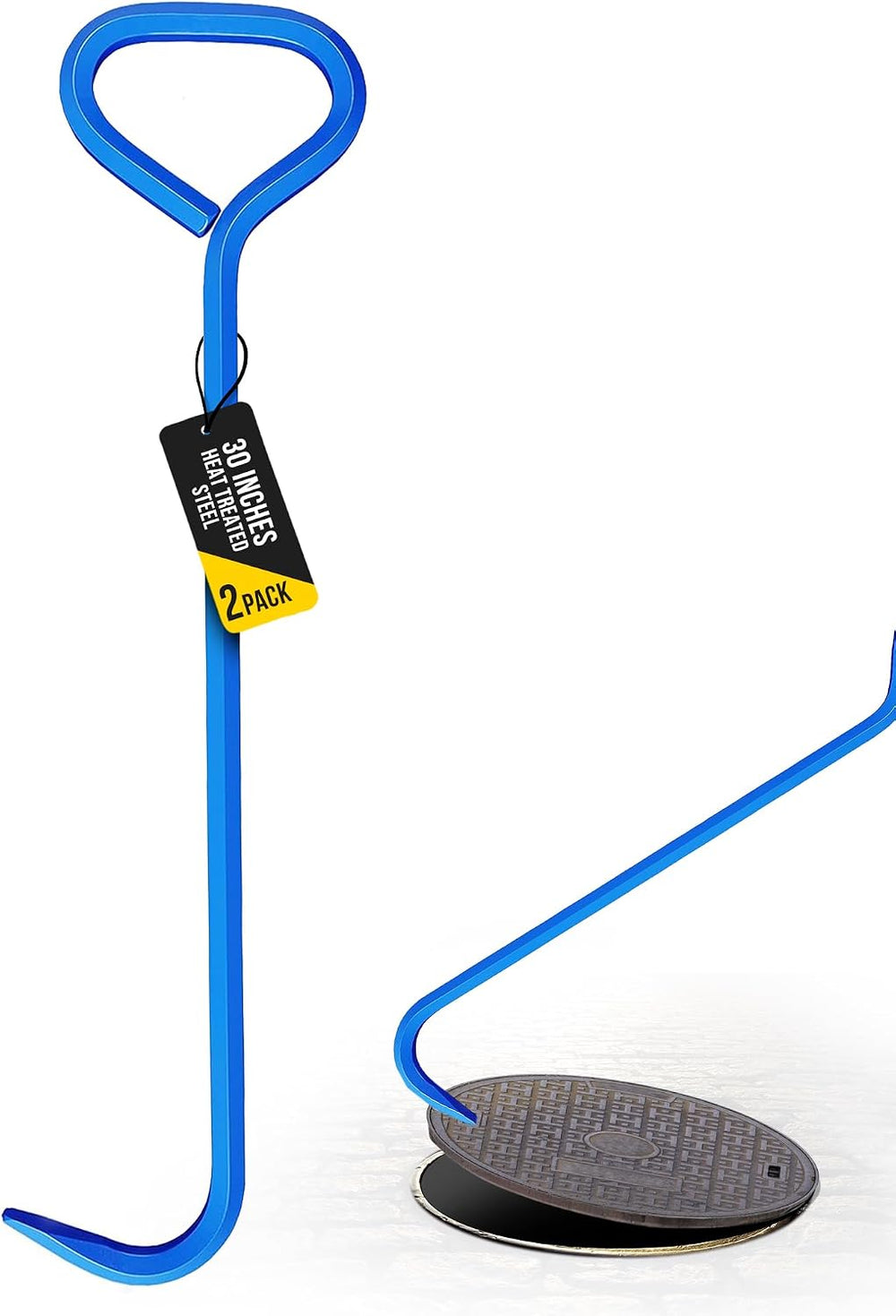 T&T Tools 30-Inch Manhole Hook Tool (2 Pack)