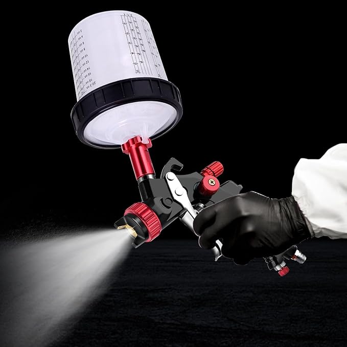Disposable Paint Cups for Automotive Paint Gun, HVLP Paint Spray Gun 27 Ounce