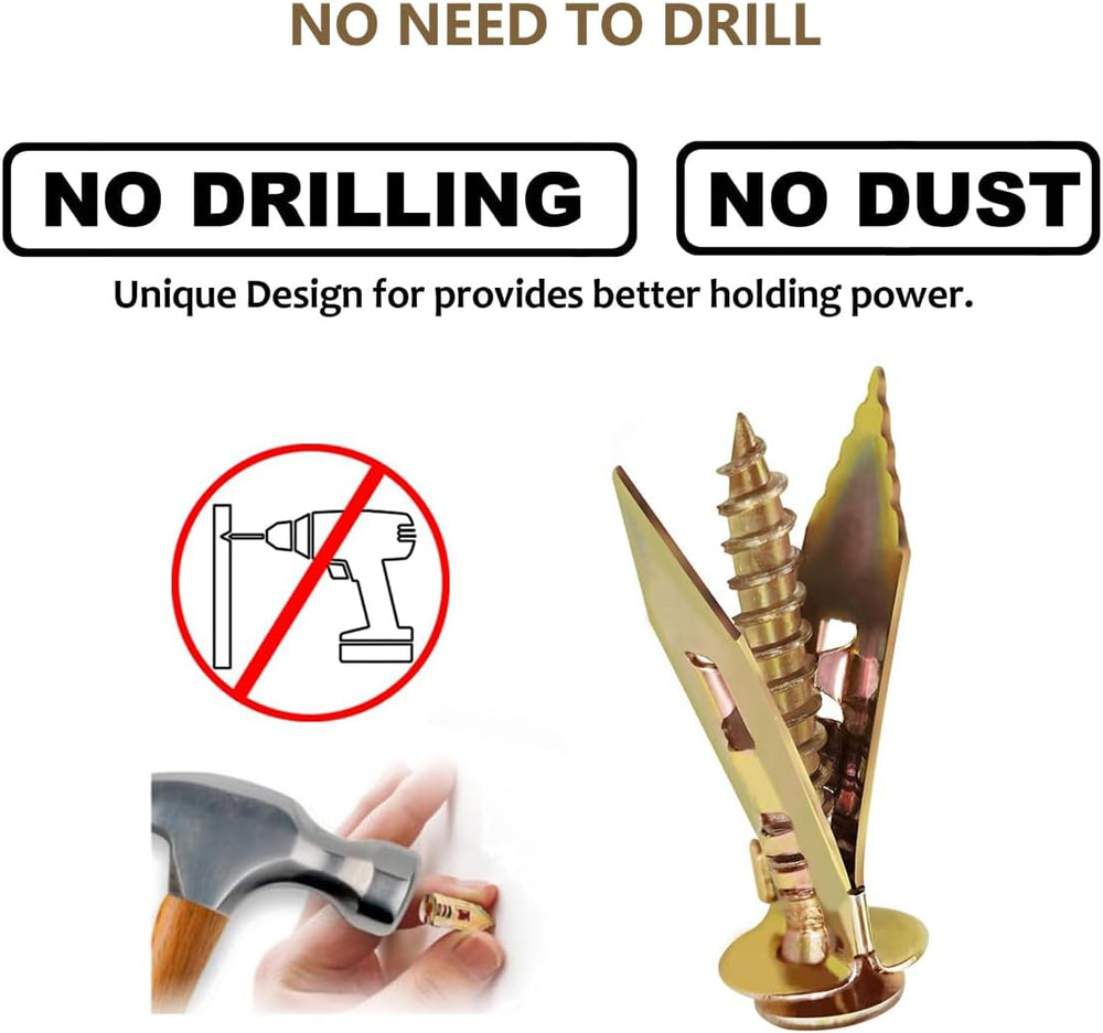 Self-Drilling Drywall Anchors,Heavy Duty Drywall Anchors and Screws kit,Door ...