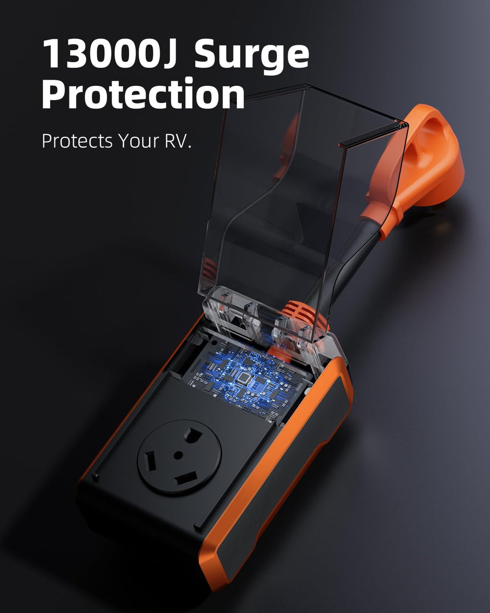 RV Surge Protector 30 amp, 13000J Surge Protection