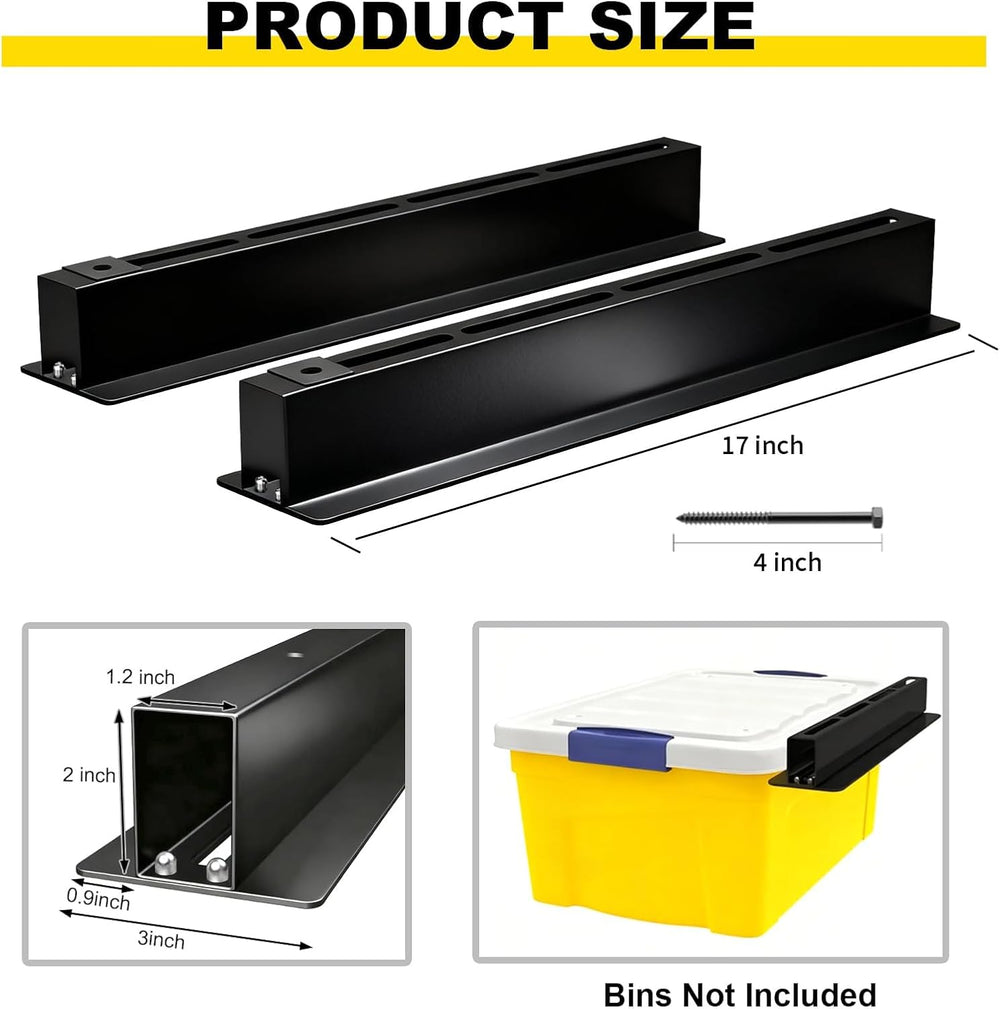 8 Pack Overhead Garage Storage Racks, Heavy Duty Ceiling Storage Rack
