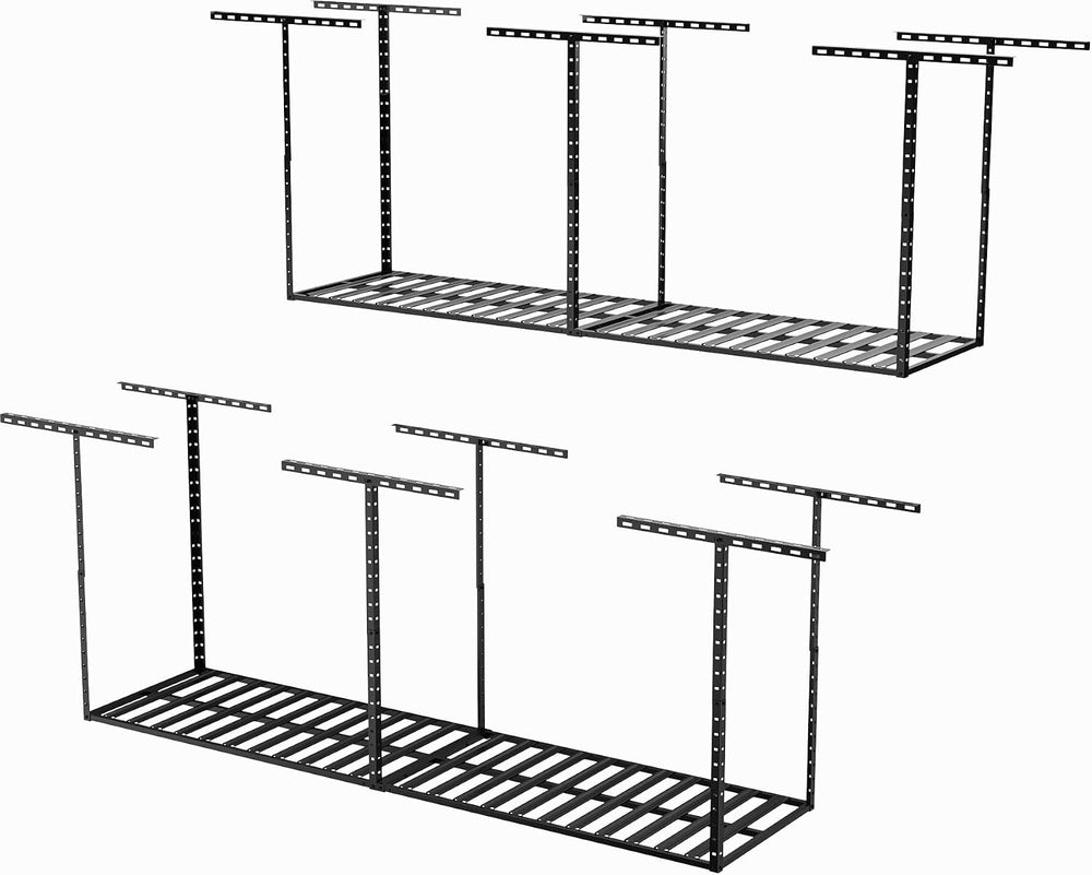 SunsGrove 2x8 Garage Storage Overhead Rack Organization, Adjustable Ceiling (...