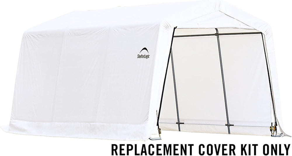 ShelterLogic Heavy Duty Replacement Cover Kit, 10x20x8, 14oz White